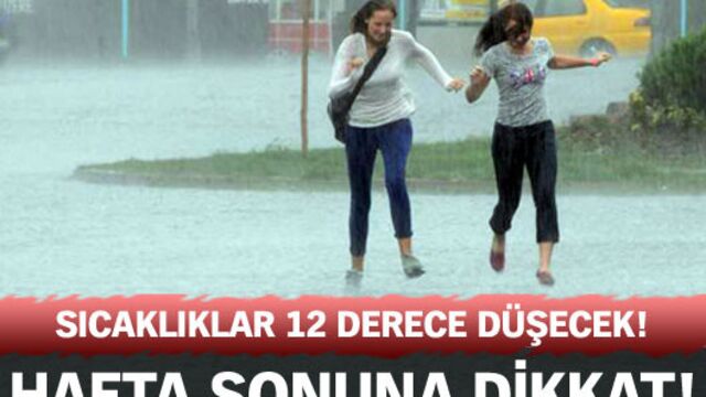 Hafta sonu hava soğuyor