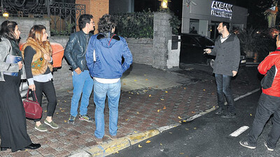 Etiler'de bir garip panik