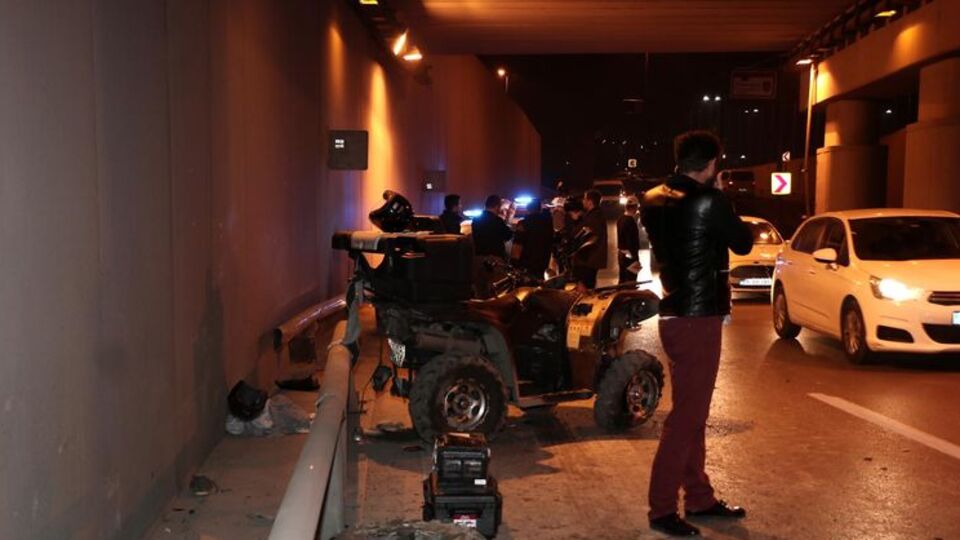 Beyoğlu'nda ATV kazası