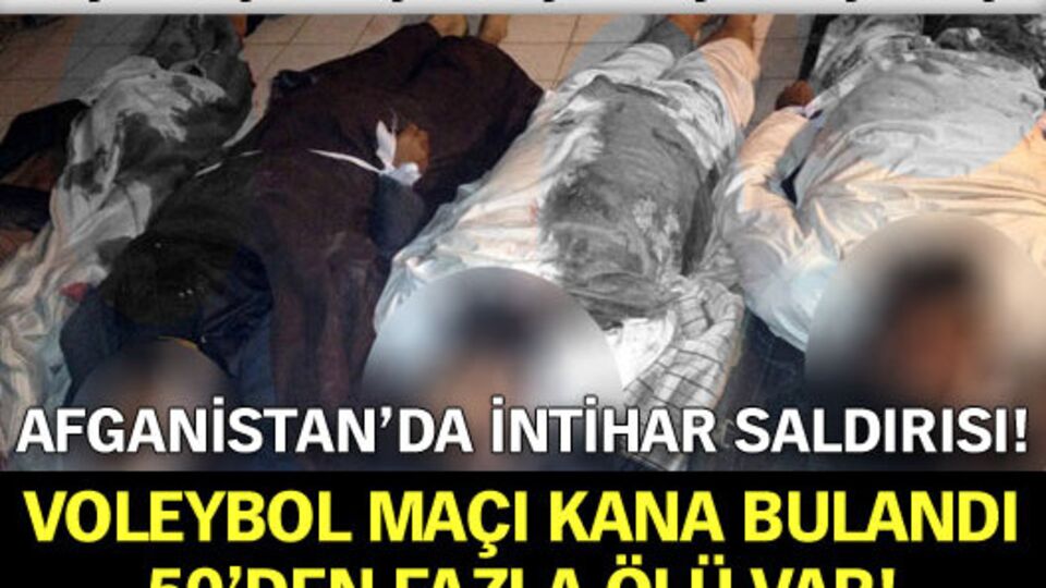 Voleybol maçında intihar saldırısı!