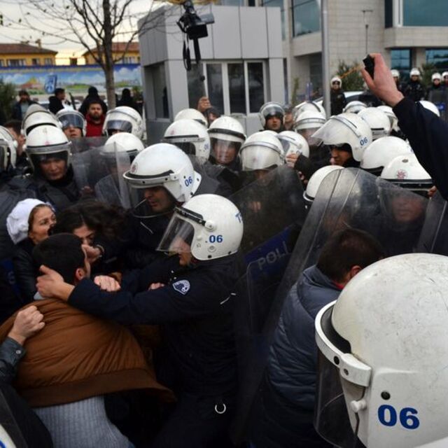 Ankara'da polis müdahalesi