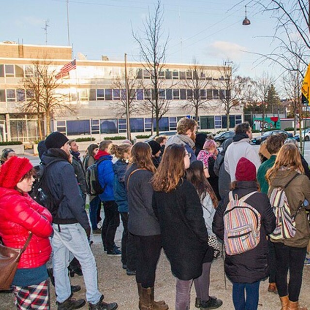 Kopenhag'da "Ferguson" protestosu