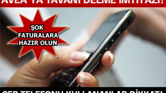 Cep telefonu kullananlar dikkat!