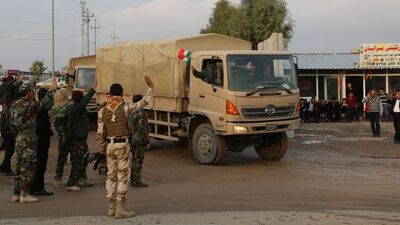 İkinci Peşmerge birliği Türkiye'den geçti!