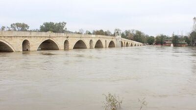 Meriç Nehri taştı