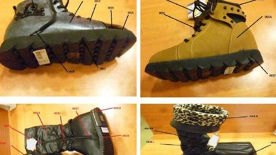 İşte zehirli ayakkabıların markası