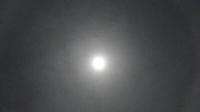 Gökyüzünde ilginç görüntü!