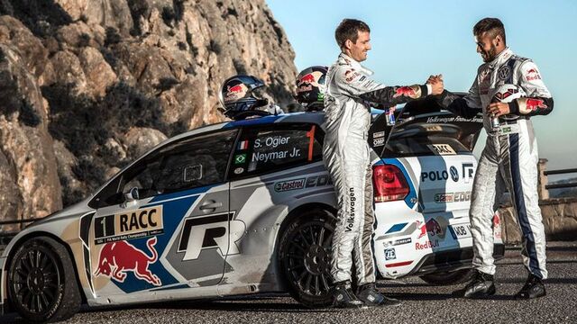 Neymar, Ogier'e yardımcı pilotluk yaptı