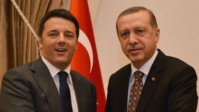 Cumhurbaşkanı Erdoğan, Renzi ile görüştü