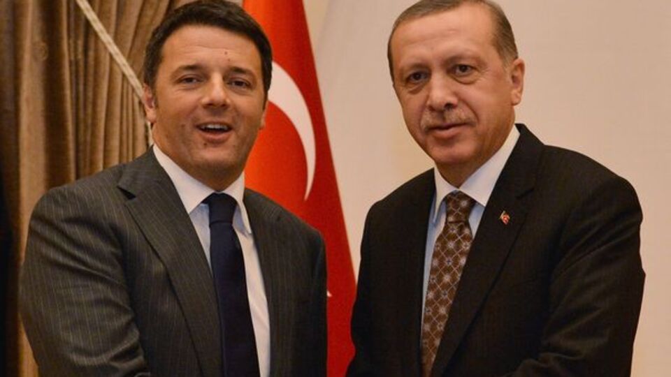 Cumhurbaşkanı Erdoğan, Renzi ile görüştü