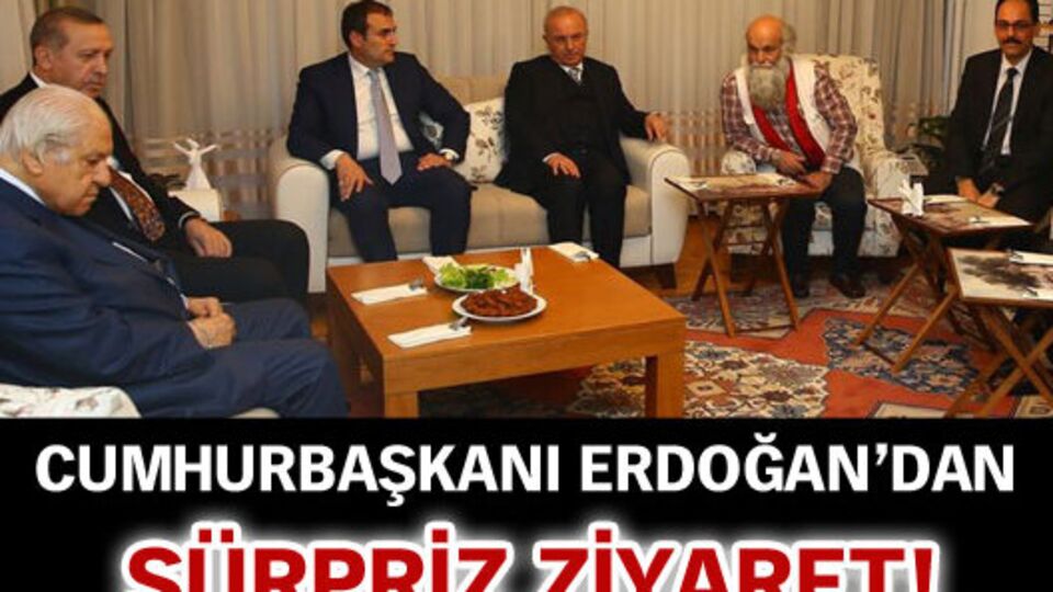 Cumhurbaşkanı Erdoğan'dan sürpriz ziyaret