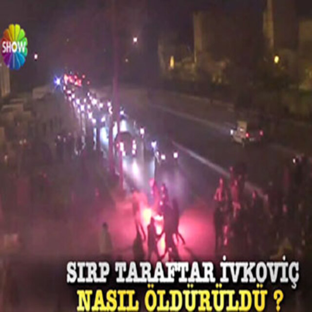 Sırp taraftar cinayeti kamerada!