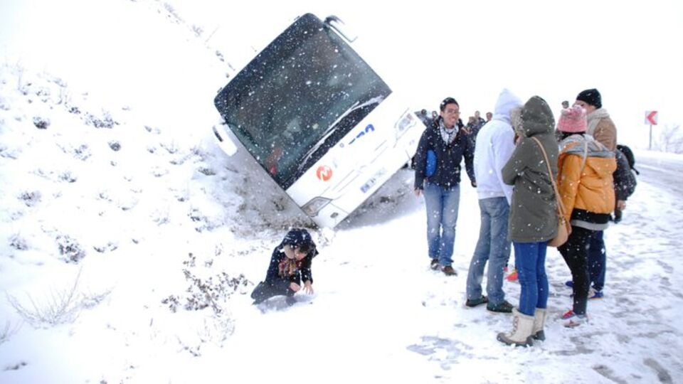 Turistlerin kaza hatırası