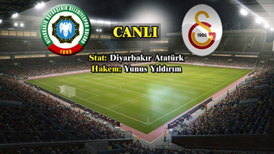 Diyarbakır BŞB: 1 - Galatasaray: 4