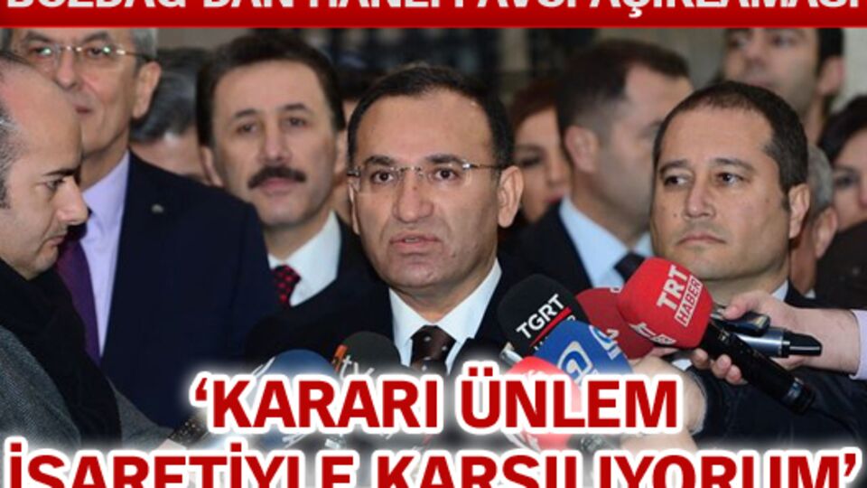 Bozdağ'dan Hanefi Avcı açıklaması