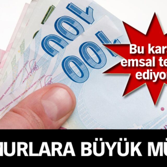 Memurlara büyük müjde!