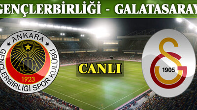 Gençlerbirliği: 1 - Galatasaray: 1