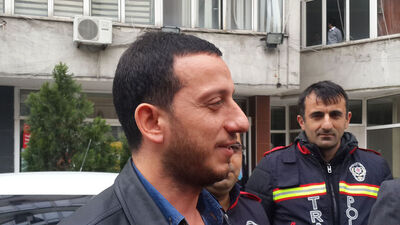 Direksiyonu bırakıp horon tepen sürücü yakalandı