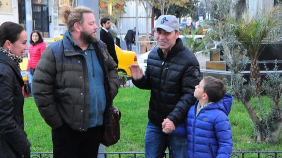 'Baba bizi neden çekiyorlar'