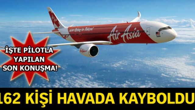 AirAsia uçağından haber alınamıyor!