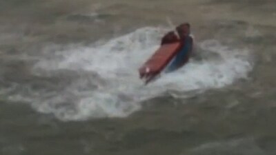 Türk gemisi saniye saniye böyle battı!