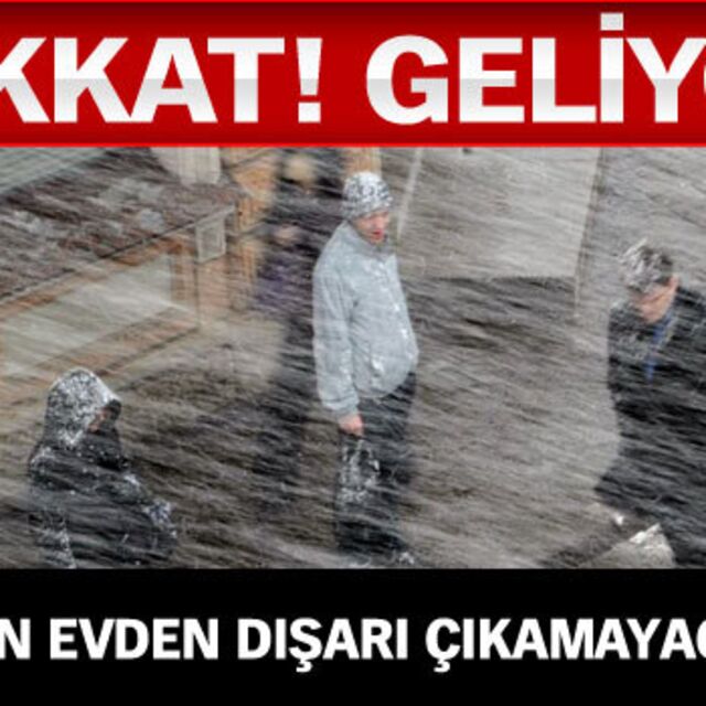 Pazartesi günü iliklerimize kadar donacağız!