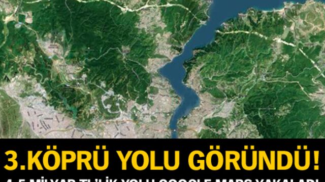 3. Köprü yolu göründü
