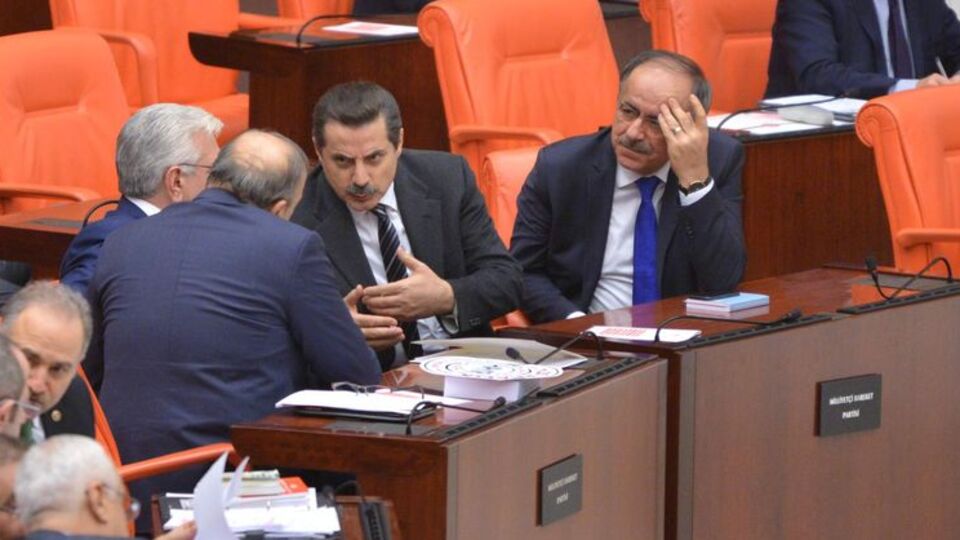 Meclis'te ilginç görüntü