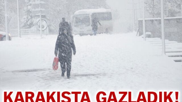 Karakışta gazladık!