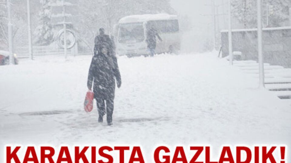 Karakışta gazladık!