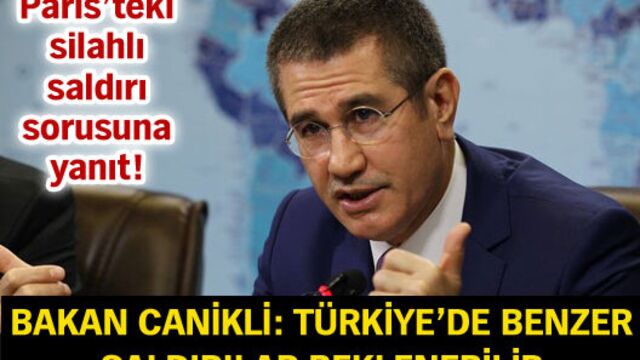 Bakan Canikli'den flaş açıklama