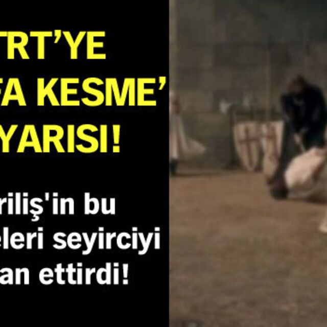 TRT'ye 'kafa kesme' uyarısı!