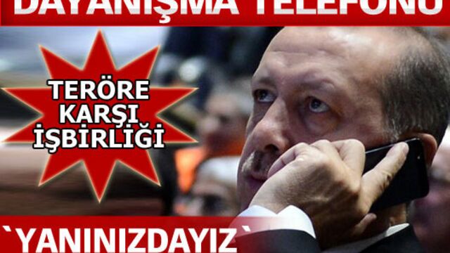 Cumhurbaşkanı Erdoğan'dan Hollande'a taziye telefonu