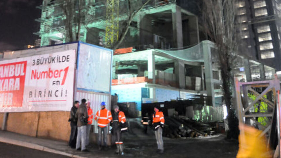 Rezidans inşaatında kan aktı