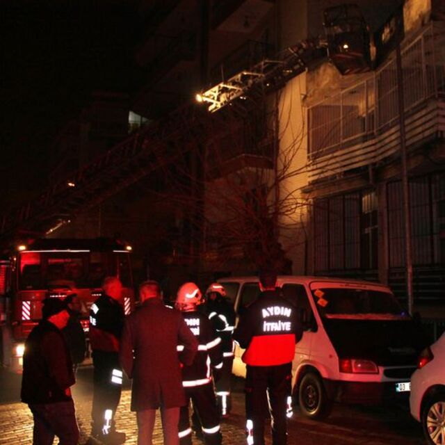 Yangın alarmı duşta son buldu