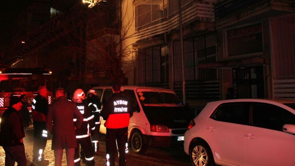 Yangın alarmı duşta son buldu