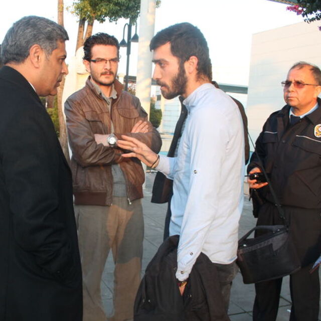 Mersin'de gazeteciler darp edildi