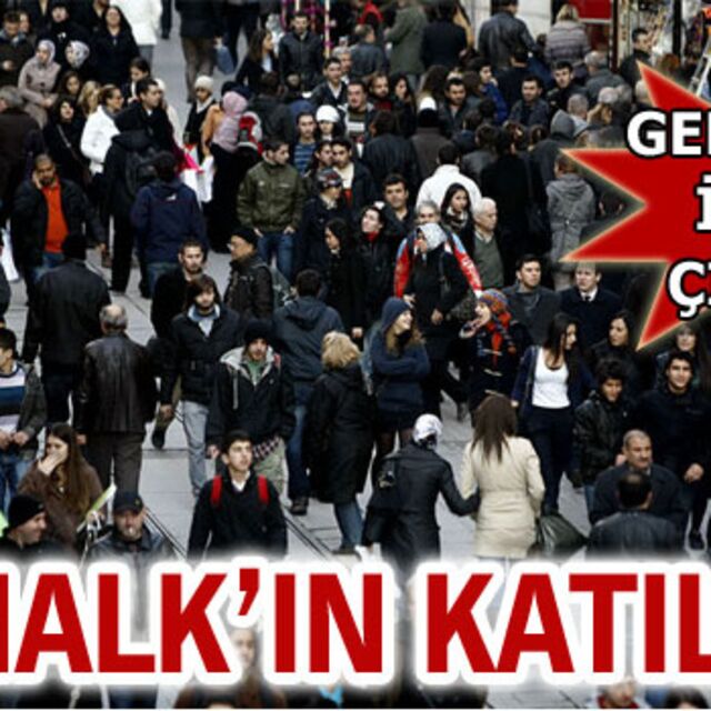 'Halk'ın katılımı!