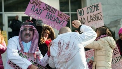 Yaraları iyileşmeyince kırbaç cezası ertelendi