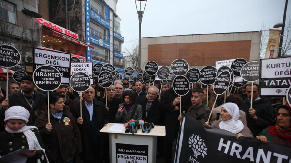 Hrant Dink Taksim'de anıldı
