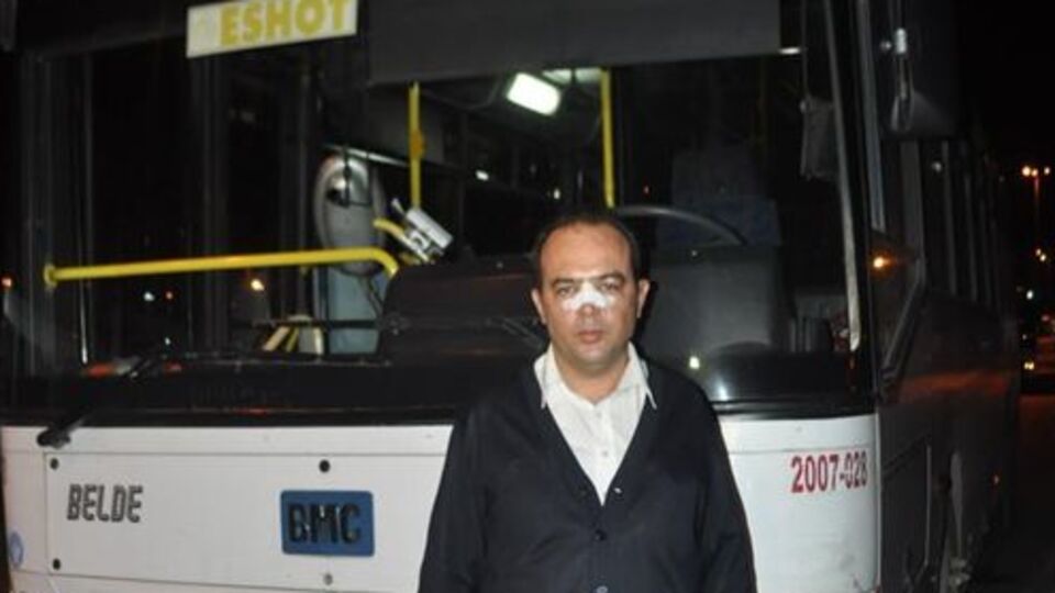 Darp edilen şöför isyan etti