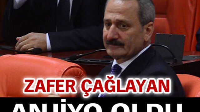 Zafer Çağlayan anjiyo oldu