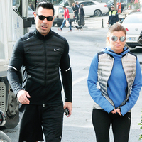 Spor yaparken tedirgin oldu