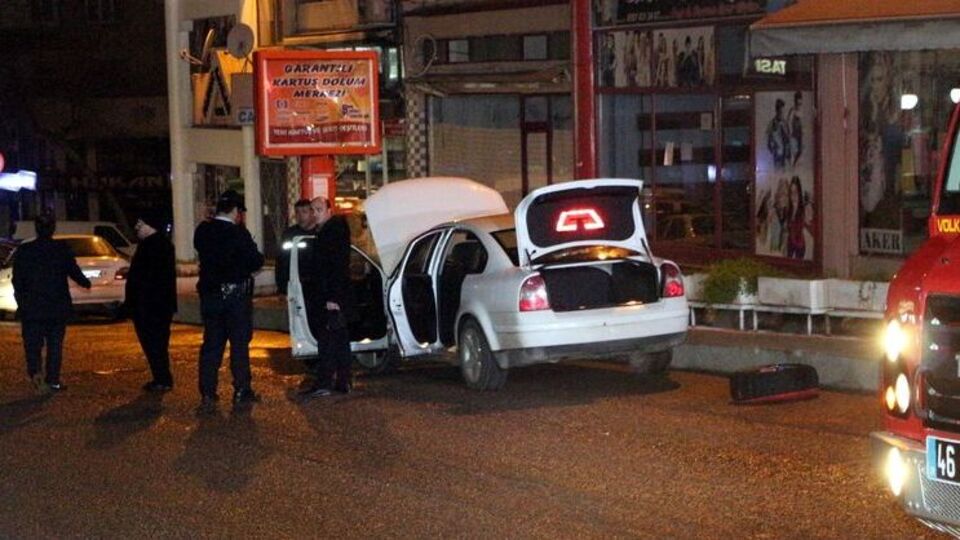 LPG'li otomobil paniğe yol açtı