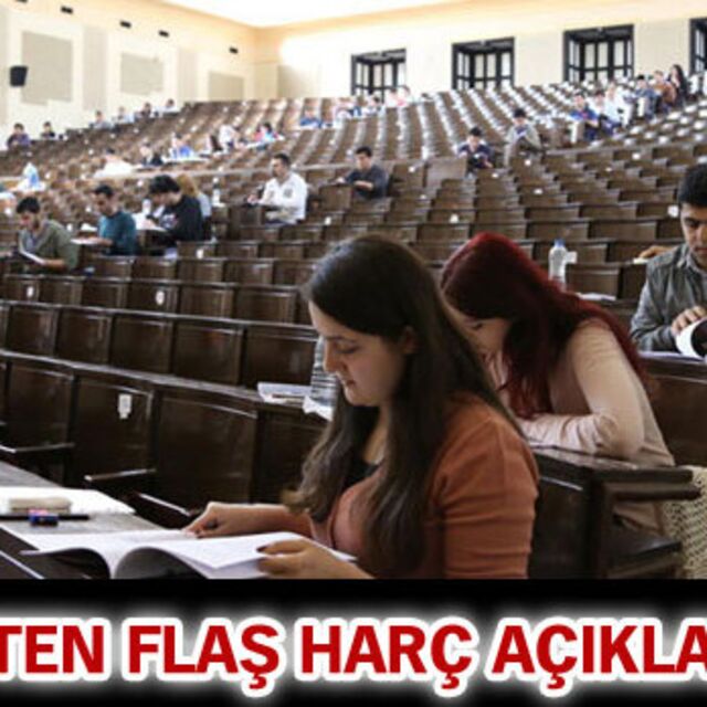 YÖK'ten flaş harç açıklaması