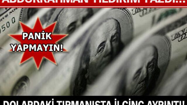 Dolardaki tırmanışta ilginç ayrıntı!
