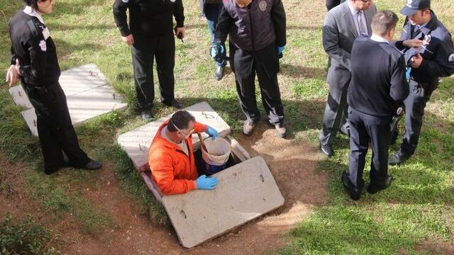 Hastane rögarından cenin çıktı