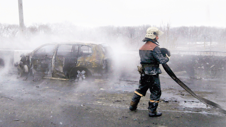 Donetsk atom bombası atılmış gibi sarsıldı