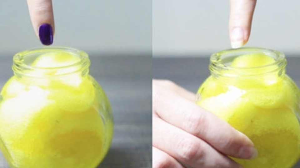 Evde süngerli aseton nasıl yapılır?