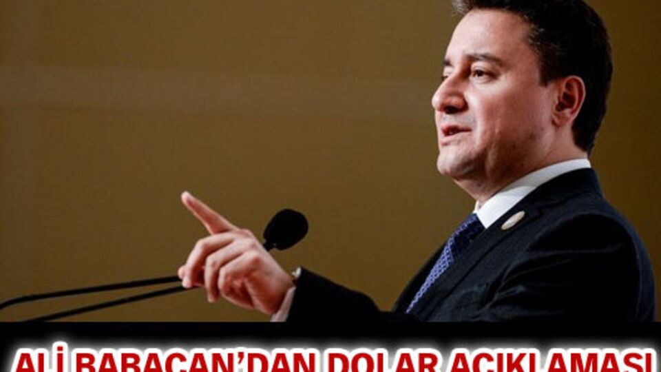Ali Babacan'dan dolar açıklaması